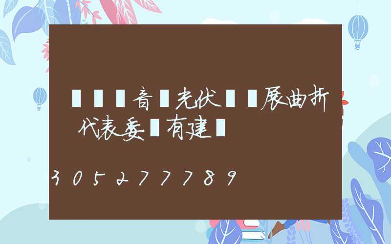 兩會聲音丨光伏業發展曲折 代表委員有建議